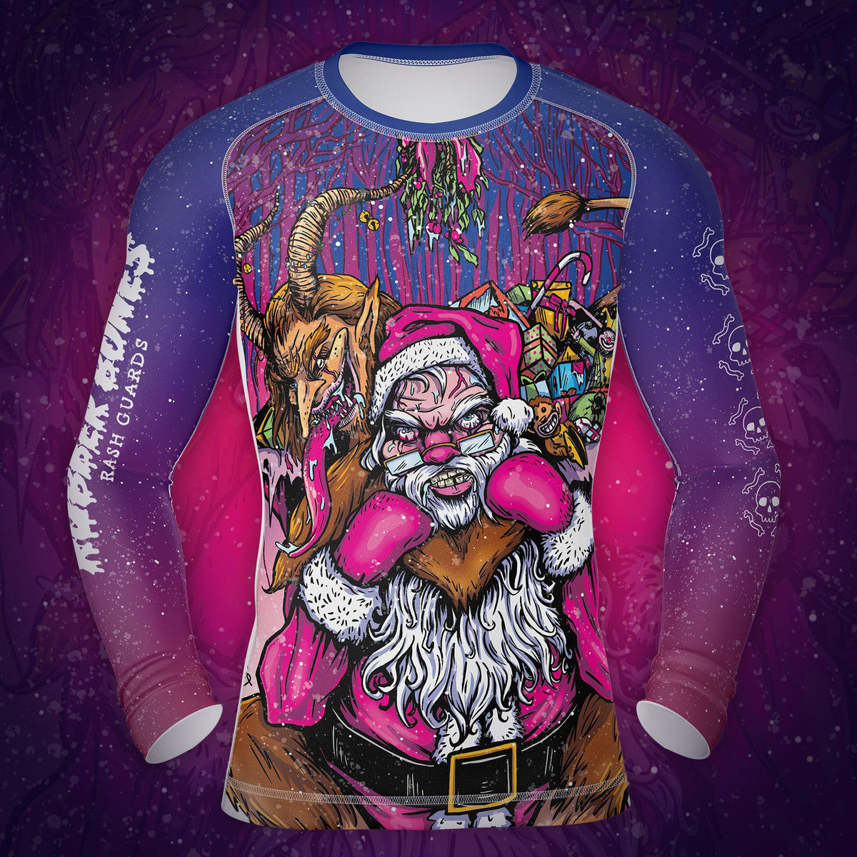 Krampus Xmas Rash Guard (Long Sleeve)