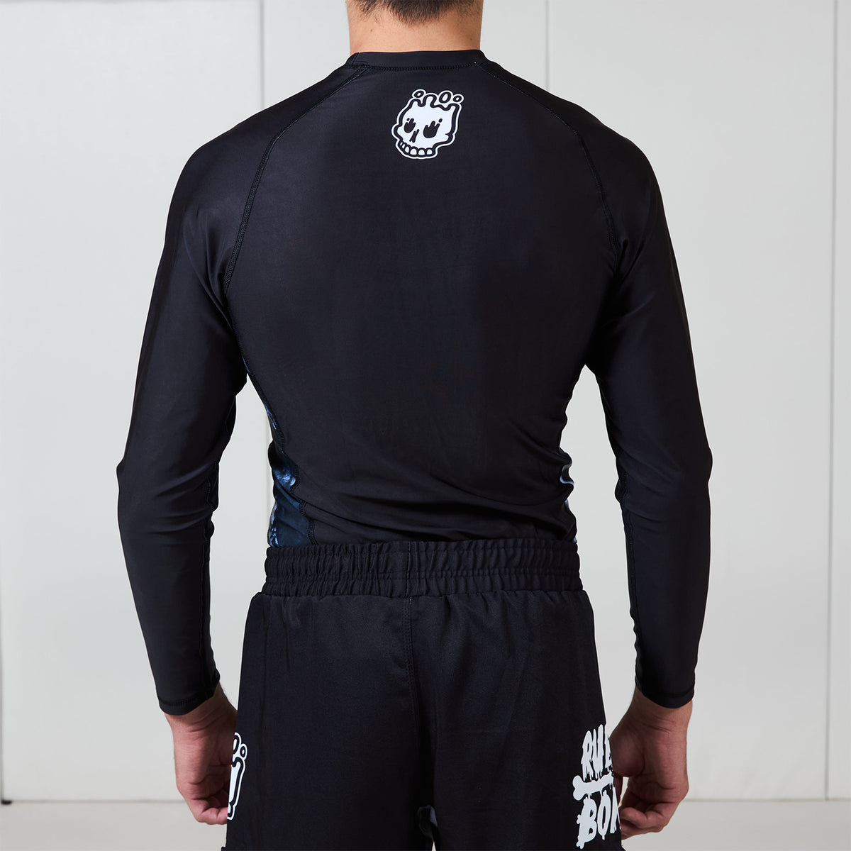 Rubber Rash Guard Ash Men’s Long Sleeve BJJ Rash Guard – Rubber Bones Rash Guards