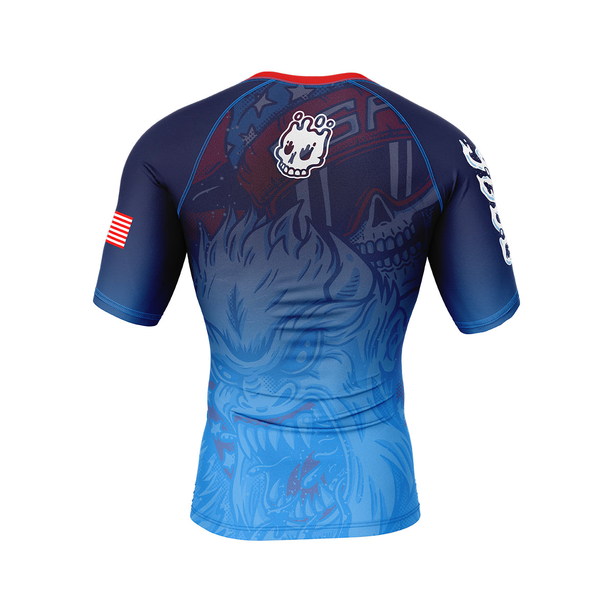 Men's Short Sleeve Yeti Games Rash Guard | Rubber Bones – Rubber