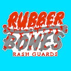 3-inch vinyl sticker featuring bold Rubber Bones design with a glossy finish.