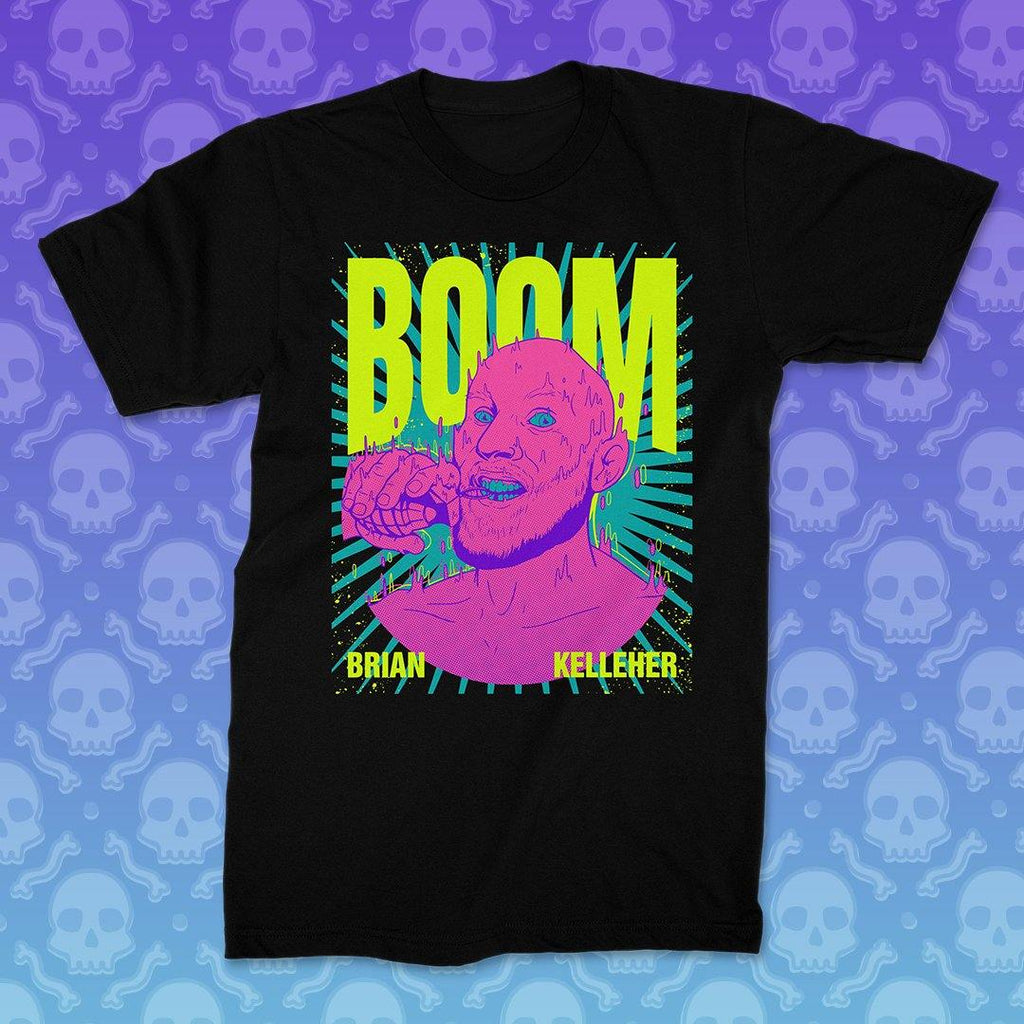 Brian 'BOOM!' Kelleher T-Shirt - Rubber Bones Rash Guards