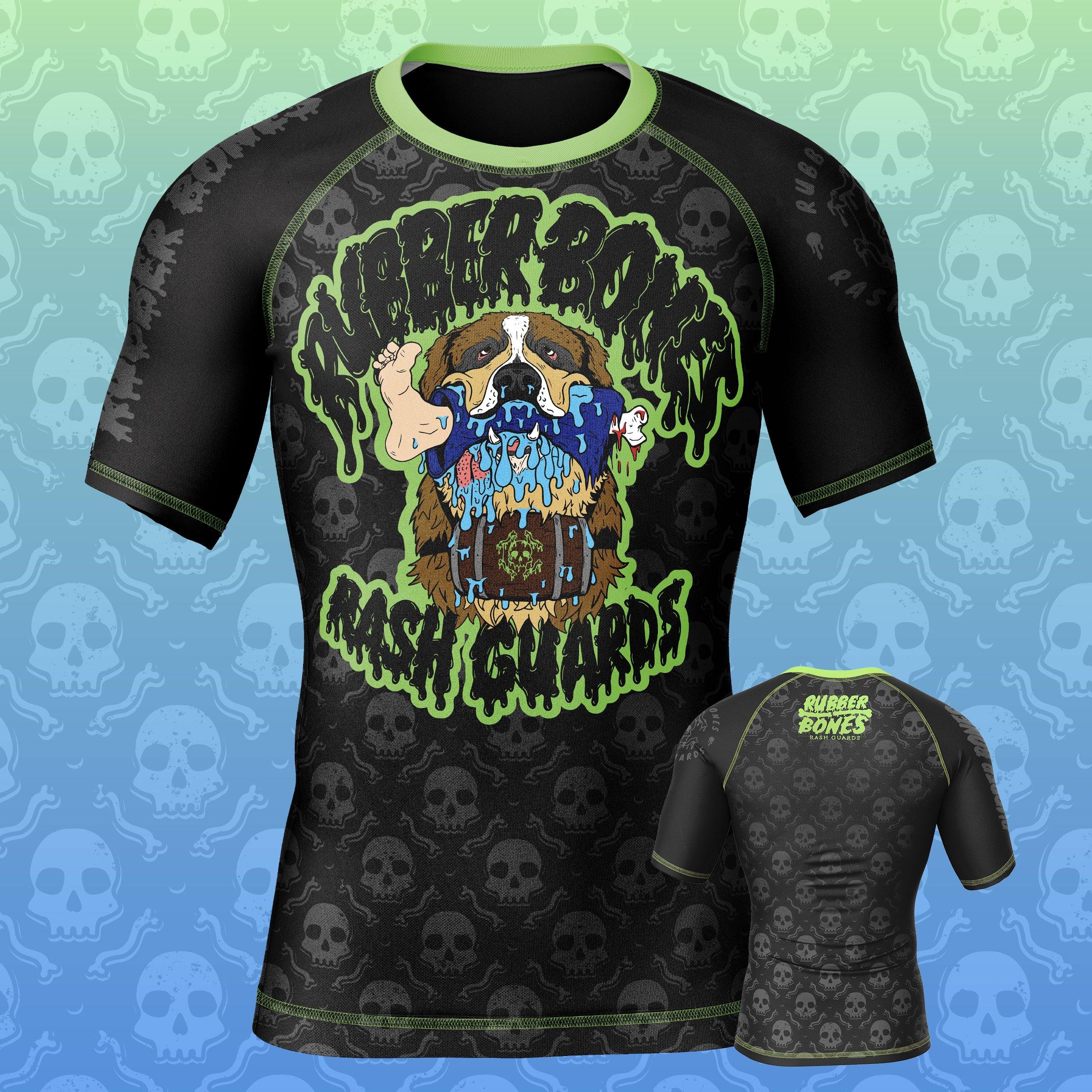 Bad Bone Rash Guard - Rubber Bones Rash Guards